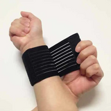 NEW Black Finger Support Protector for Sports With Free Elastic Wrist Band - Pain Relief Finger Guard & Protective Gear - Judo, MMA, Volleyball, Basketball, Rugby