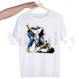 Brazilian Jiu Jitsu Bjj Jiu-Jitsu Tshirts Men Fashion Summer T-shirts Tshirt Top Tees Streetwear Harajuku Funny