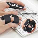 NEW Black Finger Support Protector for Sports With Free Elastic Wrist Band - Pain Relief Finger Guard & Protective Gear - Judo, MMA, Volleyball, Basketball, Rugby