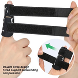 NEW Black Finger Support Protector for Sports With Free Elastic Wrist Band - Pain Relief Finger Guard & Protective Gear - Judo, MMA, Volleyball, Basketball, Rugby