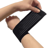 NEW Black Finger Support Protector for Sports With Free Elastic Wrist Band - Pain Relief Finger Guard & Protective Gear - Judo, MMA, Volleyball, Basketball, Rugby