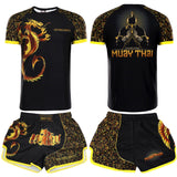 OSS Sports - Men and Women MMA Short Sleeve & Shorts Set Muay Thai, Boxing Training