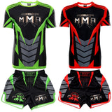 OSS Sports - Men and Women MMA Short Sleeve & Shorts Set Muay Thai, Boxing Training