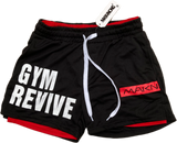 OSS - Quick Dry Trousers Men Mesh Elastic Fitness Outdoor Gym Revival Training Shorts