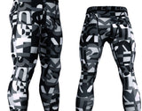 OSS - Compression Pants Tight Running Workout Grappling BJJ MMA Trousers Camouflage