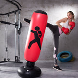 Punch Bag, Inflatable Free-Standing Fitness Sandbag with a Free Foot Air Pump