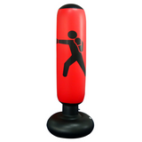 Punch Bag, Inflatable Free-Standing Fitness Sandbag with a Free Foot Air Pump