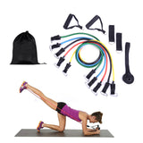 OSS - Exercise Resistance Bands and Workout Fitness Set - Home Workout Bands 11 Pieces