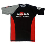 OSS Sports Men's BJJ, MMA, Grappling Kit Compression Top Plus Shorts Set 2 PCS