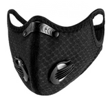 Sport Face Mask Anti Pollution Dust Half Face Mask with 2 Activated Carbon Air Filters
