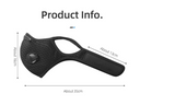 Sport Face Mask Anti Pollution Dust Half Face Mask with 2 Activated Carbon Air Filters