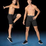 OSS - Compression Men's Tights Shorts Breathable with Pockets Gym Running Fitness Training Workout
