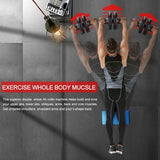OSS - Abdominal Exercise Wheel Black Roller With Extra Thick Knee Pad Mat
