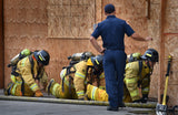 OSS - Men's 3/4 Compression Tight Pants Kneepads, Quick-Drying. Best Firefighter Knee Pads