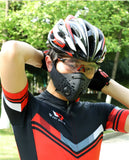 Sport Face Mask Anti Pollution Dust Half Face Mask with 2 Activated Carbon Air Filters