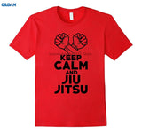 GILDAN Keep Calm And Brazilian Jiu Jitsu Minimal Design T-shirt - OSS Sports 