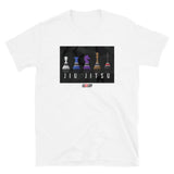 Short-Sleeve Unisex T-Shirt BJJ - JiuJitsu Chess Belt Grading