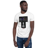 Short-Sleeve Unisex T-Shirt - BJJ - Jiu Jitsu Grading Belt White