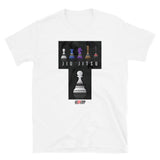 Short-Sleeve Unisex T-Shirt - BJJ - Jiu Jitsu Grading Belt White