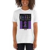 Short-Sleeve Unisex T-Shirt - BJJ - Jiu Jitsu Grading Belt Purple