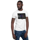 Short-Sleeve Unisex T-Shirt BJJ - JiuJitsu Chess Belt Grading