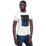 Short-Sleeve Unisex T-Shirt - BJJ - Jiu Jitsu Grading Belt Blue